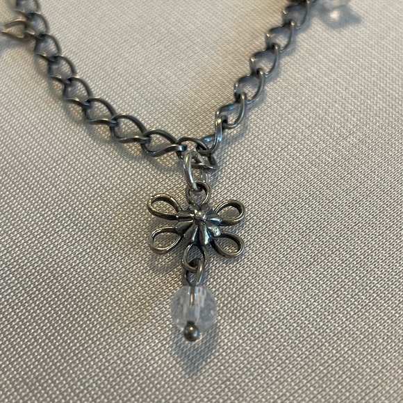 Silpada  Sterling Silver Crystal Bead Ankle Bracelet A1554 - Picture 6 of 9